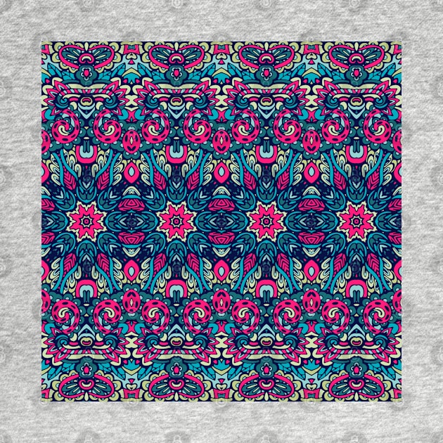 Ethnic Textile Print Seamless Pattern by TheMegaStore